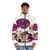 Love Handel Puffer Jacket with Phineas and Ferb 80s cartoon design - men front