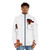 Mufasa inspired puffer jacket with lion design - men front