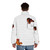 Mufasa inspired puffer jacket with lion design - men back
