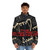 Vampire Lestat band logo puffer jacket featuring character from The Vampire Chronicles - men front