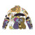 A puffer jacket featuring characters from the Disney animated film The Rescuers - Back