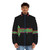 Castlevania logo puffer jacket with gothic and horror-inspired design - men front