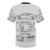 Mclaren MP4 12C inspired blueprint design printed on a t-shirt - Back