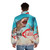 Shark Hunter Puffer Jacket - Featuring a Fierce Shark Design - men back