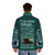Blade Runner inspired puffer jacket with "Like Tears in Rain" quote - men back