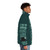 Blade Runner inspired puffer jacket with "Like Tears in Rain" quote - men side right
