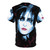 Retro t-shirt featuring a graphic design inspired by the iconic band Siouxsie and the Banshees - Back