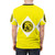 Vibrant all-over-print t-shirt featuring a striking design inspired by the iconic Yellow Ranger from the Power Rangers franchise. - men back
