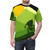 Vibrant geometric pattern t-shirt featuring bikes, nature, and outdoor adventure elements - men front
