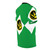Retro-style graphic t-shirt featuring the Green Power Ranger and Coin from the 90s TV series - men right