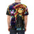Cartoon-style t-shirt design featuring Twilight Sparkle and Sunset Shimmer from the MLP Equestria Girls animated series - men back
