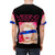 80s new wave Missing Persons band inspired t-shirt design - men back