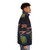 Shadowjack Retro Sci-Fi Puffer Jacket with psychedelic space graphics - men side right