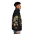 Castlevania-inspired puffer jacket featuring vampire hunter design - men side right