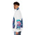 Puffer jacket featuring a whimsical petal fish, a mythical aquatic creature - men side left