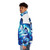 Mystic azure fox puffer jacket with a fantastical, legendary animal design - men side left