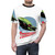 Thunderbird 2 spacecraft t-shirt design, featuring the iconic vehicle from the classic 1960s television series Thunderbirds. - men front