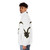 Legendary animals puffer jacket with trendy cartoon design - men side left