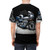Post-apocalyptic dystopian graphic tee with custom movie-inspired design - men back