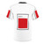 Stylish Simply Red-Inspired T-shirt Design with Pantone Red and Square Graphics - Back