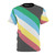 Disability Pride Flag T-Shirt featuring a colorful disability pride flag design
