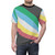 Disability Pride Flag T-Shirt featuring a colorful disability pride flag design - men front