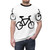 Stylish bicycle lover t-shirt for bike enthusiasts - men front