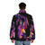 999 Legend Never Die Puffer Jacket with colorful music-inspired design - men back