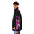 999 Legend Never Die Puffer Jacket with colorful music-inspired design - men side left