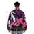Utena Puffer Jacket with Anime Character Design - men back
