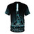Retro Mega Man x Tron Mashup T-Shirt for Gamers - Back