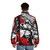 Castlevania Alucard Puffer Jacket featuring the iconic vampire character from the Netflix series - men back