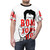 T-shirt featuring the name and filmography of acclaimed Korean director Bong Joon-ho - men front
