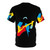 Retro Dire Straits T-Shirt with Colorful Album Art Graphics - Back