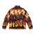 Stylish puffer jacket featuring the iconic Kiss band logo and design - Back