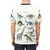 Dinosaur t-shirt with a chart-style illustration of prehistoric animals - men back