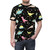 Vibrant dinosaur pattern printed on a high-quality t-shirt for kids - men front