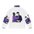 Sex Education Otis and Eric Puffer Jacket, featuring characters from the popular Netflix series - Back