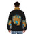 Kansas band logo puffer jacket - men back