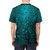 A teal galaxy design with glowing stars and a silhouetted tree against a night sky - men back