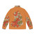 Kai Fish Puffer Jacket with animal print design and nature-inspired elements - Back