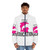 Sex Education Netflix Puffer Jacket with show logo and character designs - men front