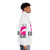 Sex Education Netflix Puffer Jacket with show logo and character designs - men side right