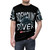 Sidemount diver t-shirt with an all-over print design for technical diving enthusiasts. - men front