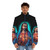 Jesus Christ Puffer Jacket with Savior Imagery - men front