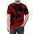 Devilman-inspired t-shirt with a bold, red horror-themed graphic design - men front