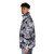 Furry puffer jacket with a galaxy and stars design - men side left