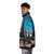 Vintage 1990s Sewer Turtles Puffer Jacket featuring Teenage Mutant Ninja Turtles comic characters - men side left