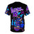 Colorful t-shirt with an anthropomorphic furry character in a vaporwave-inspired cartoon design - Back