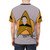 Illustration of android robot character from Star Trek: The Next Generation on a t-shirt - men back